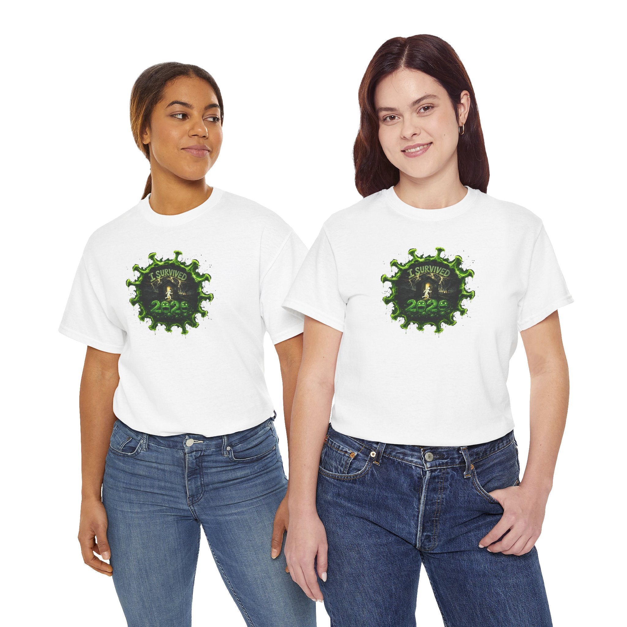 I Survived 2020 — PANDEMIC S1:E4: Director's Cut "Mask Madness" Unisex Heavy Cotton Tee