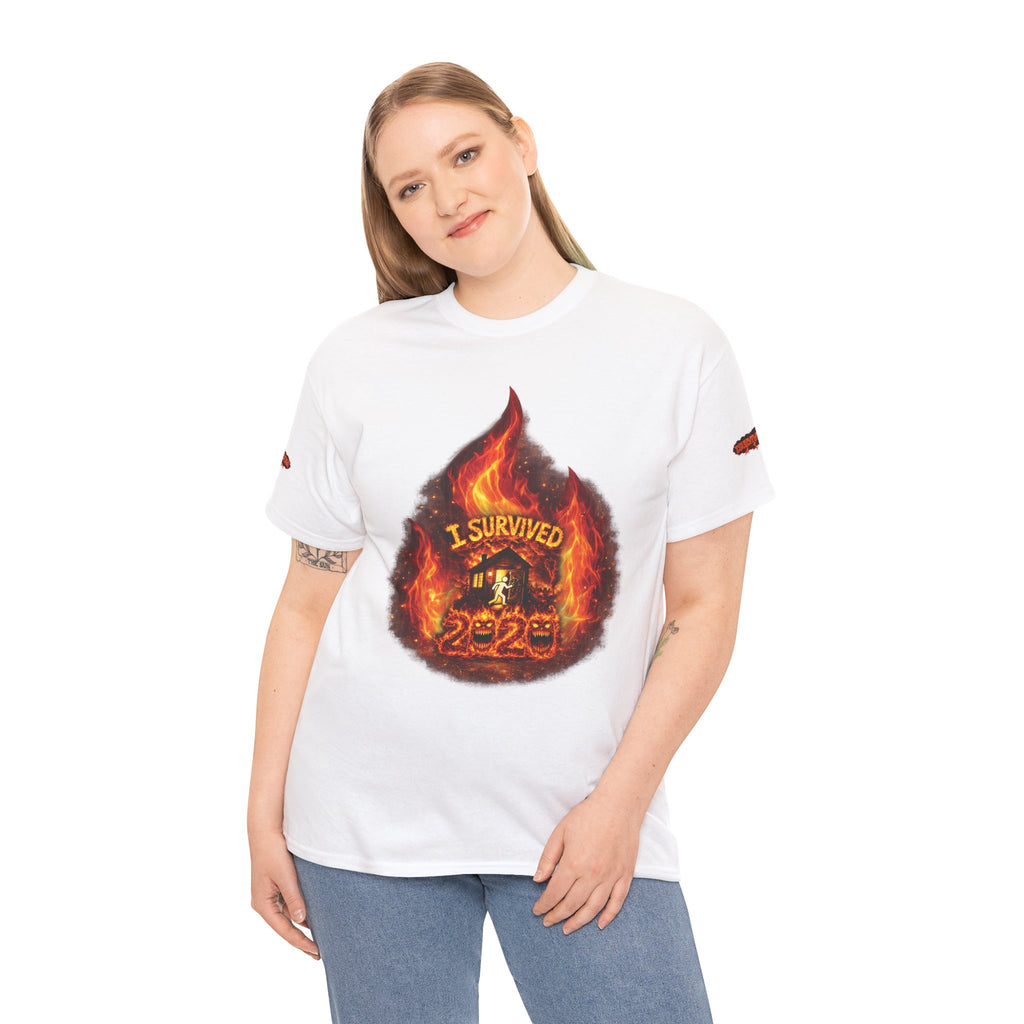 I Survived 2020 — Director's Cut S2:E3 "The California Wildfires" | Wildfire Edition Memorial Unisex Heavy Cotton Tee (SPECIAL EDITION)