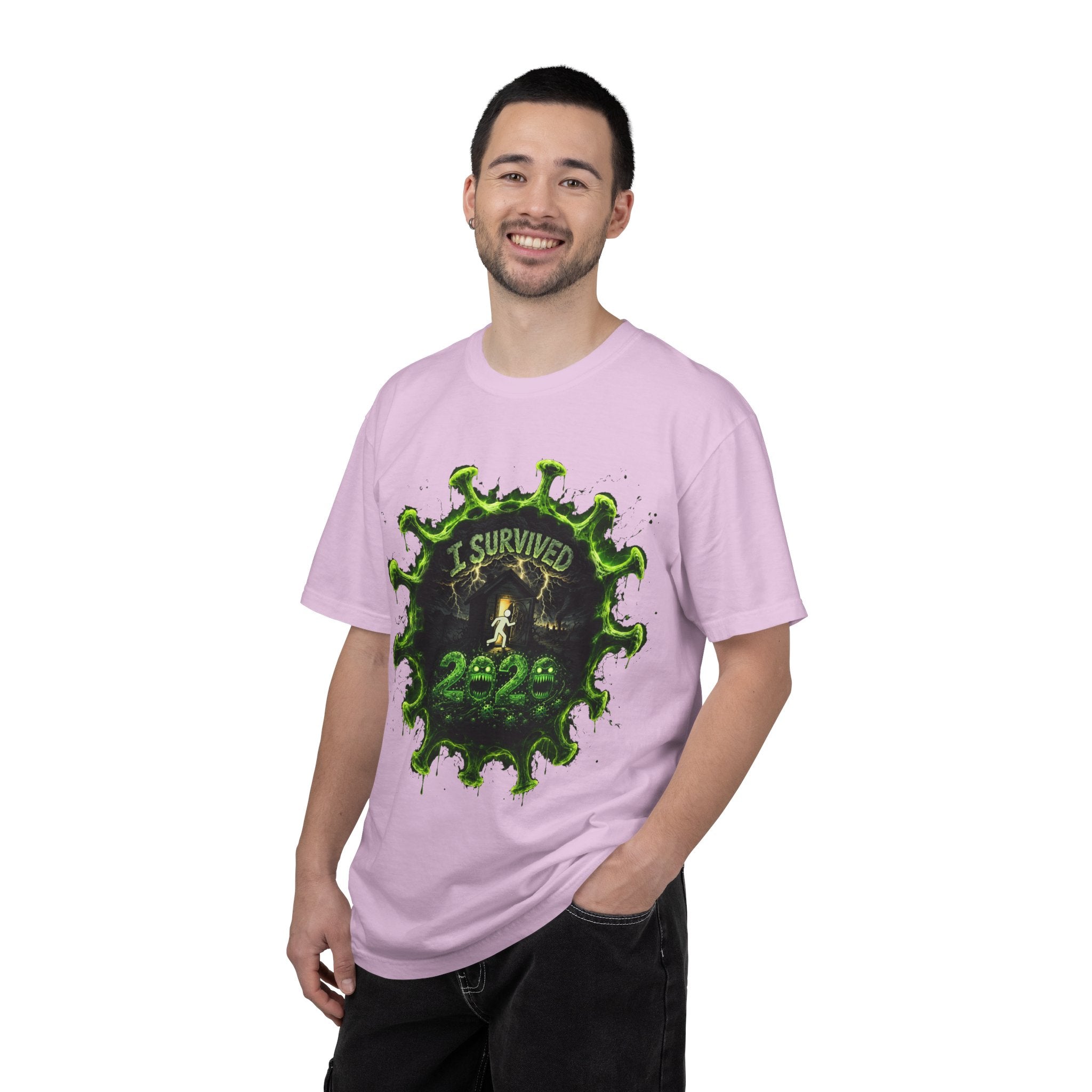 I Survived 2020 — Director's Cut S1:E3 "The Jab!" | Pandemic Edition Unisex Garment-Dyed T-shirt