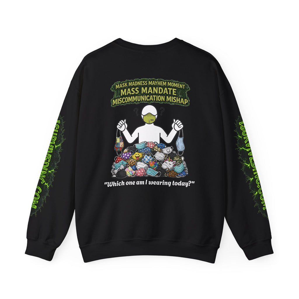 I Survived 2020 — S1:E4 "Mask Madness Mayhem Moment" | Pandemic Edition Unisex Heavy Blend™ Crewneck Sweatshirt