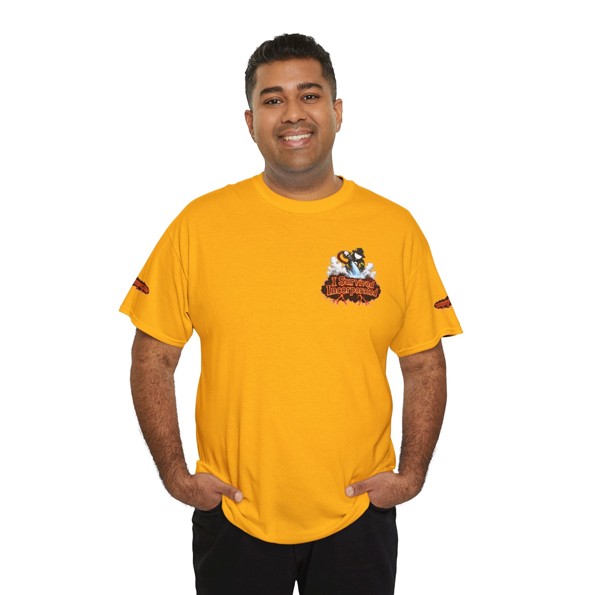 I Survived 2020 — "Please Stand By" Test Pattern Tee Wildfire Signal Special Edition Summer Premiere Unisex Heavy Cotton Tee