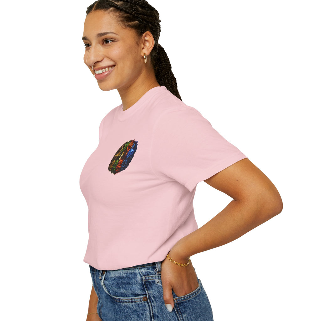I Survived 2020 — "No Signal" Test Pattern Tee Alien Broadcast Finale Summer Premiere Unisex Garment-Dyed T-shirt