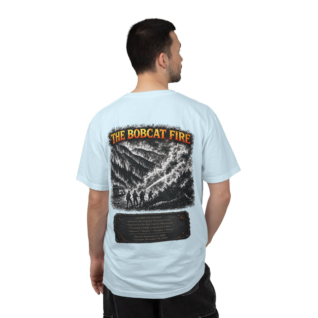 I Survived 2020 — Director's Cut S2:E2 "The Bobcat Fire" | Wildfire Edition Memorial Unisex Garment-Dyed T-shirt