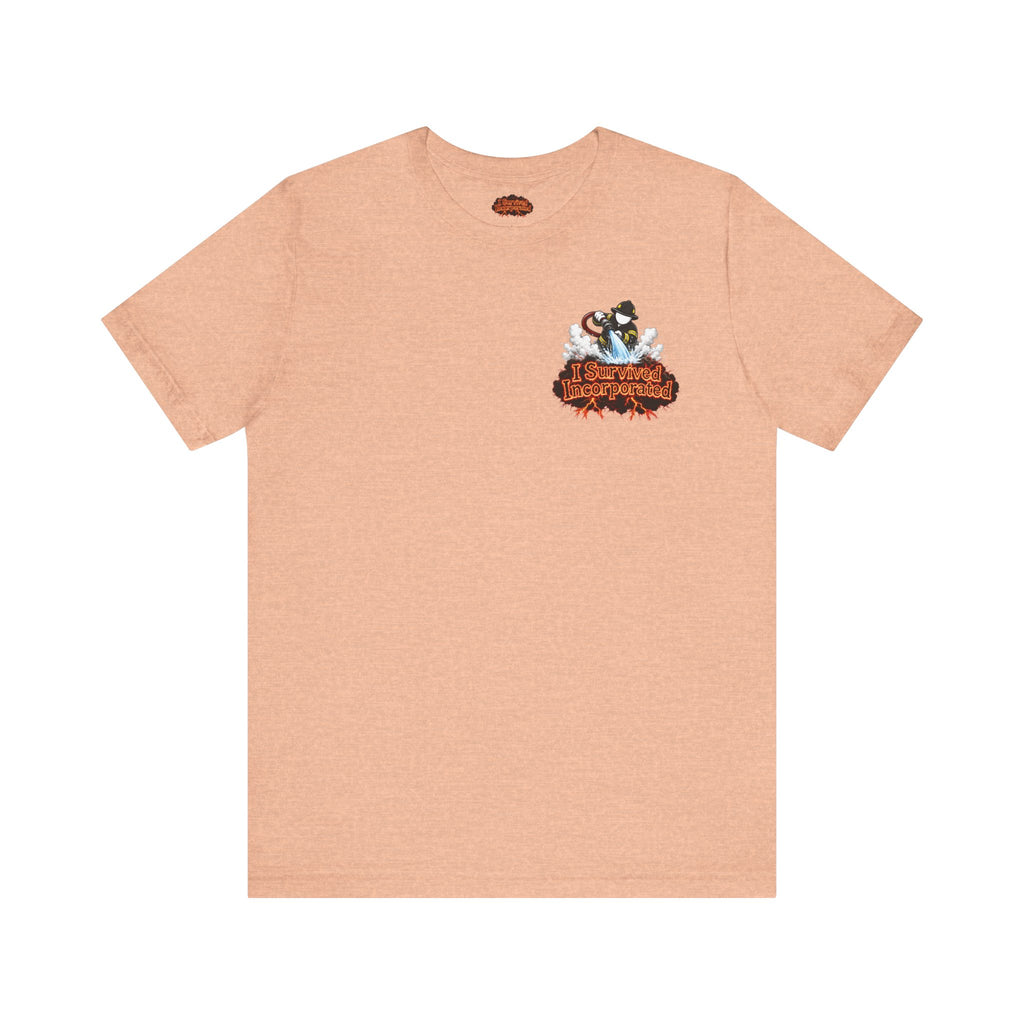 I Survived 2020 — "Please Stand By" Test Pattern Tee Wildfire Signal Edition Summer Premiere Unisex Jersey Short Sleeve Tee