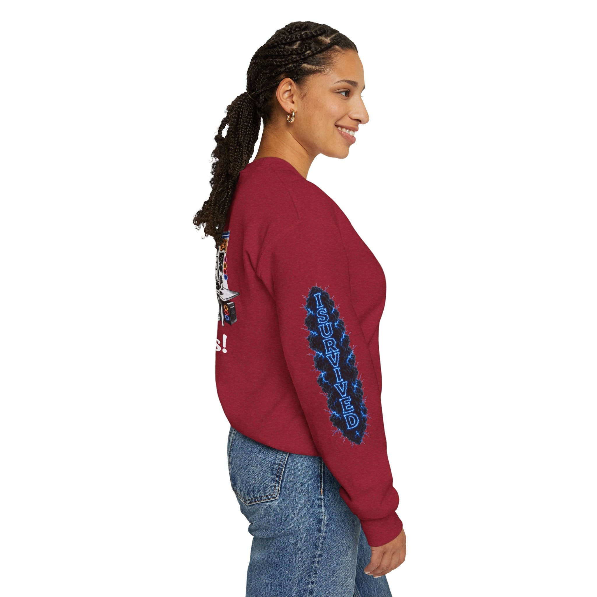 I Survived 2020 — LOCKDOWN S3:E4: Director's Cut "Working From Home" Unisex Heavy Blend™ Crewneck Sweatshirt