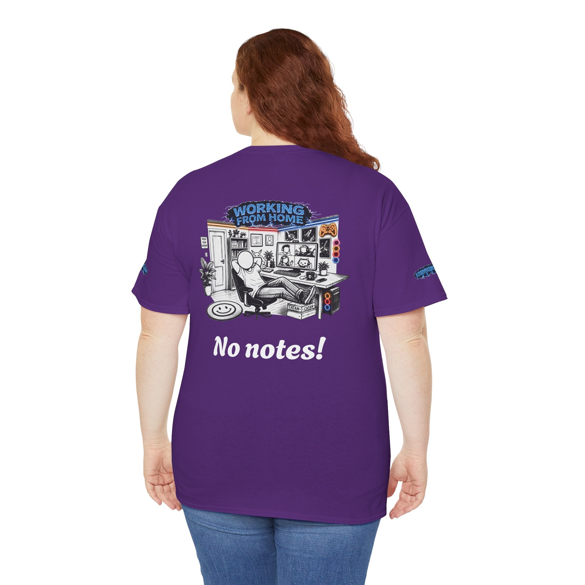 I Survived 2020 — LOCKDOWN S3:E3: Director's Cut Special Edition "Working From Home" Unisex Heavy Cotton Tee