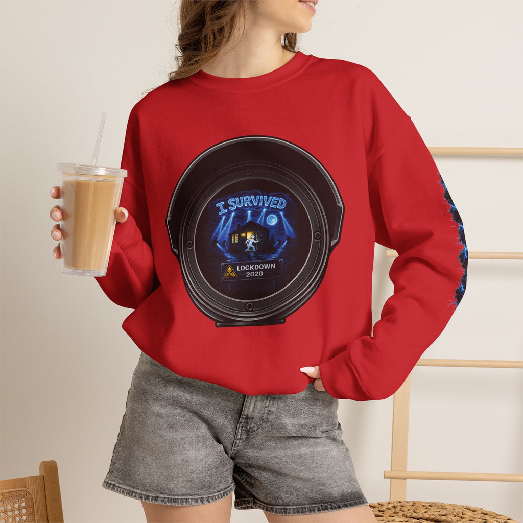 I Survived 2020 — Director's Cut S3:E2 "Dating Under Lockdown" | Lockdown Edition Documentary Unisex Heavy Blend™ Crewneck Sweatshirt
