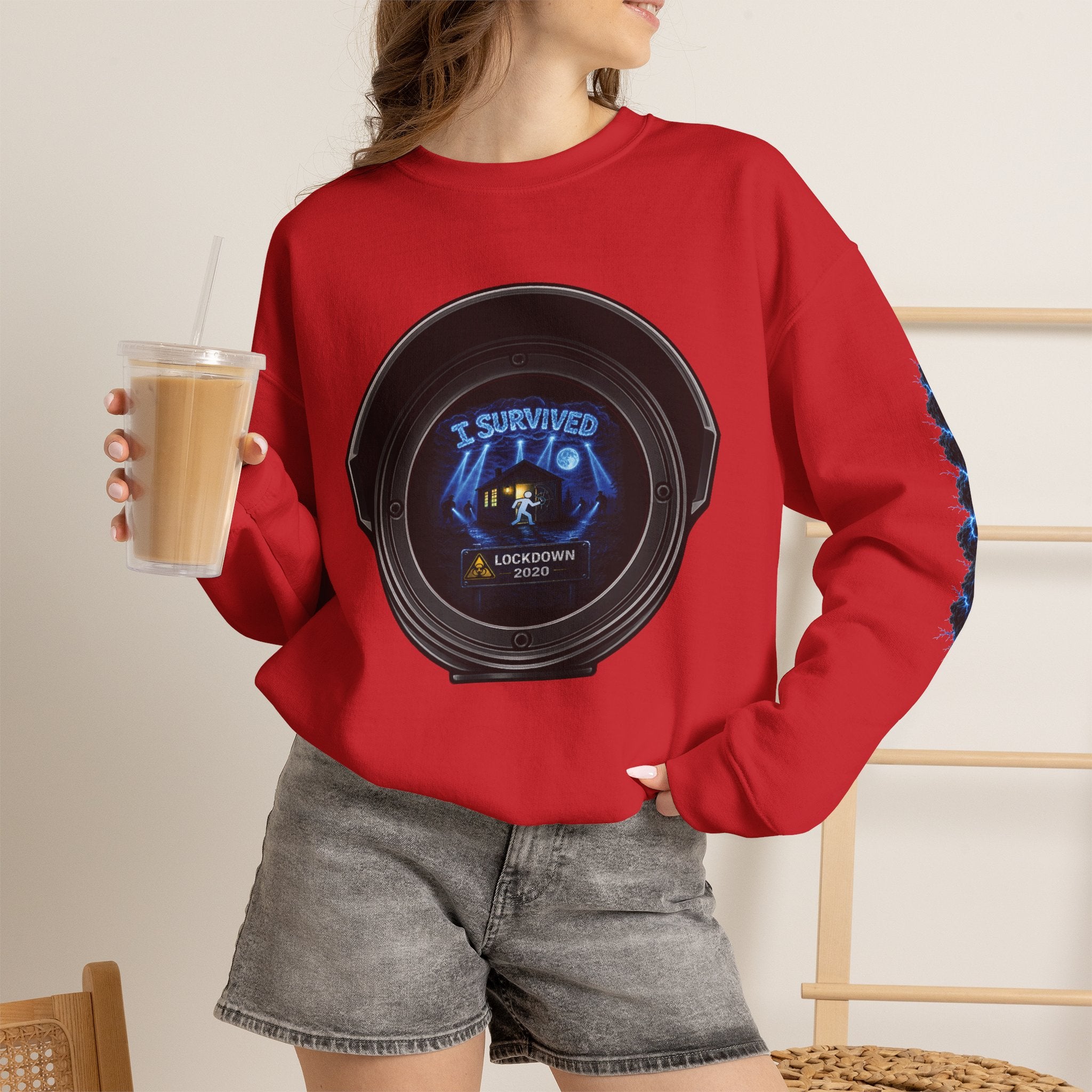 I Survived 2020 — Director's Cut S3:E2 "Dating Under Lockdown" | Lockdown Edition Documentary Unisex Heavy Blend™ Crewneck Sweatshirt