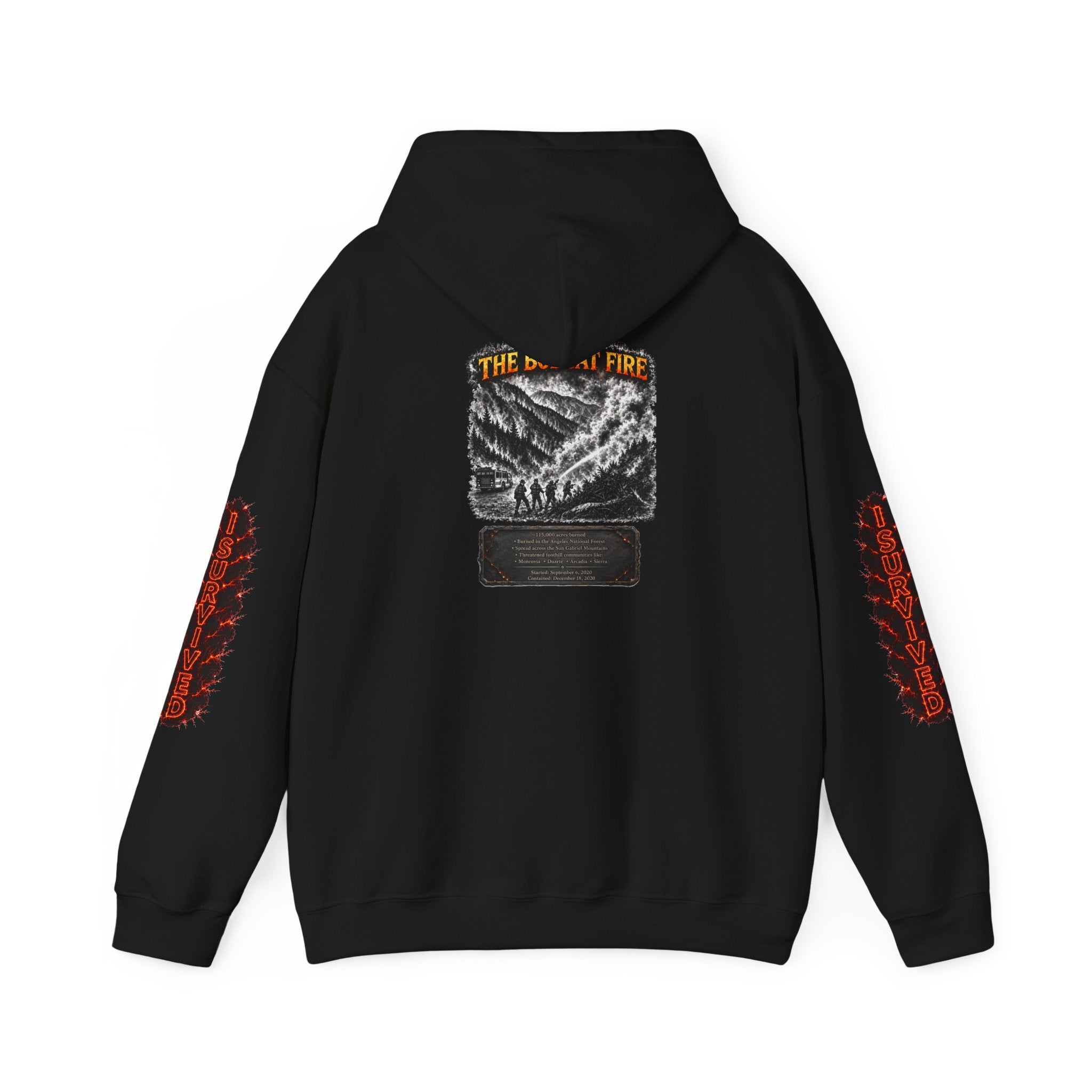 I Survived 2020 — Director's Cut S2:E2 "The Bobcat Fire" | Wildfire Edition Memorial Hoodie Sweatshirt