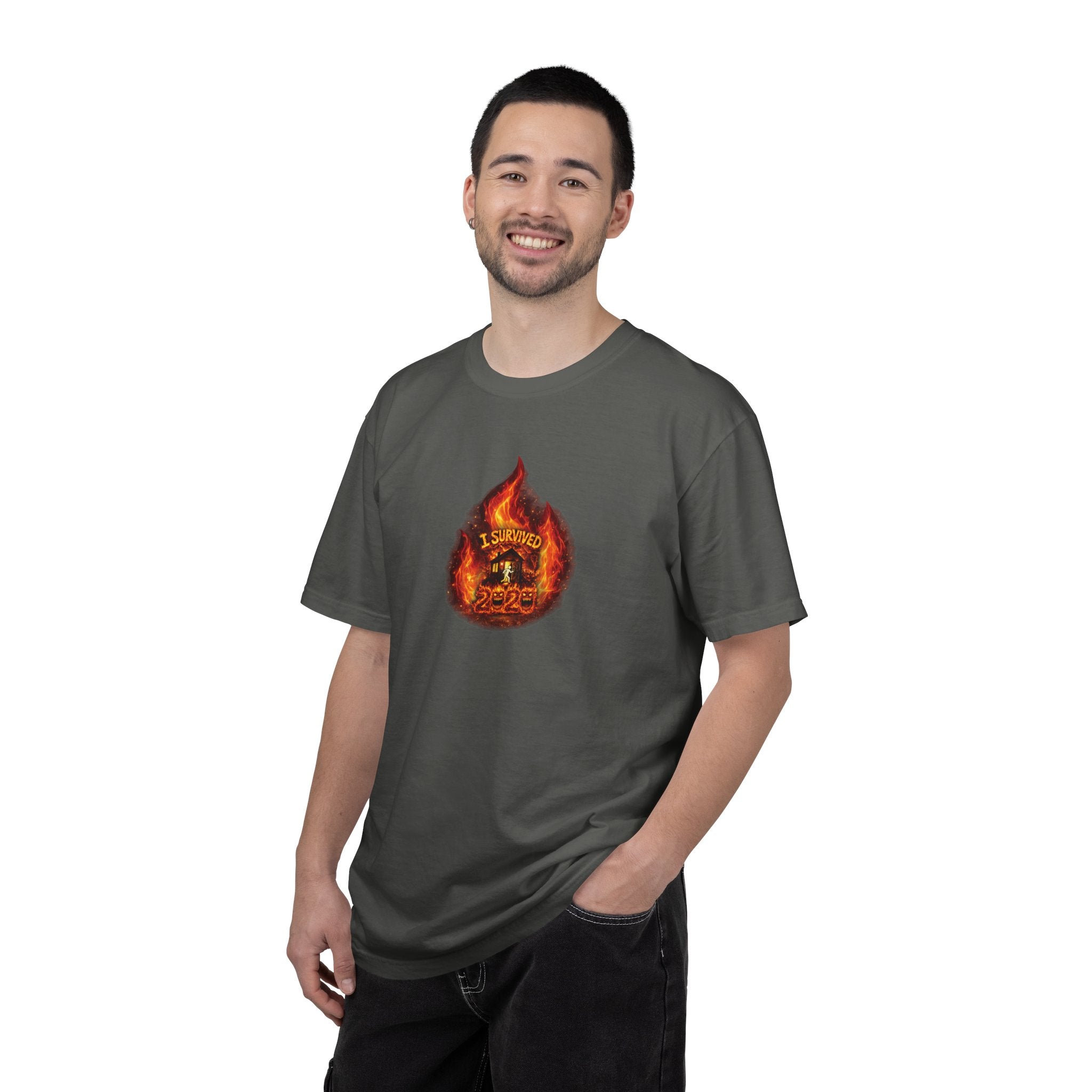 I Survived 2020 — WILDFIRES S2:E3: Director's Cut "The California Wildfires" Memorial Unisex Garment-Dyed T-shirt