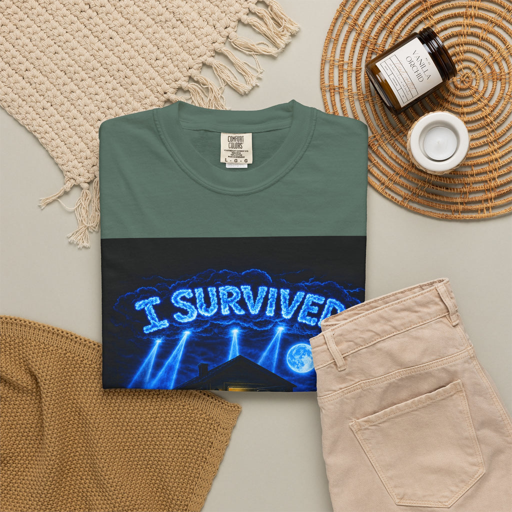 I Survived 2020 — LOCKDOWN S3:E3: "Remote Schooling" Unisex Garment-Dyed T-shirt