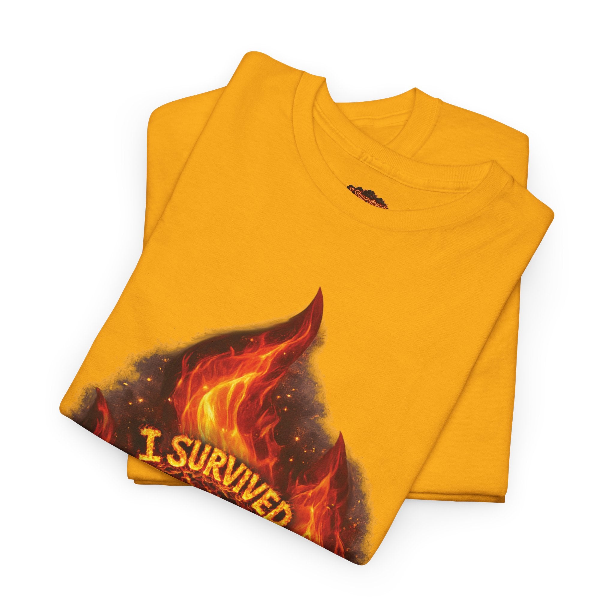 I Survived 2020 — Director's Cut S2:E1 "Berry Creek" | Wildfire Edition Memorial Unisex Heavy Cotton Tee (SPECIAL EDITION)