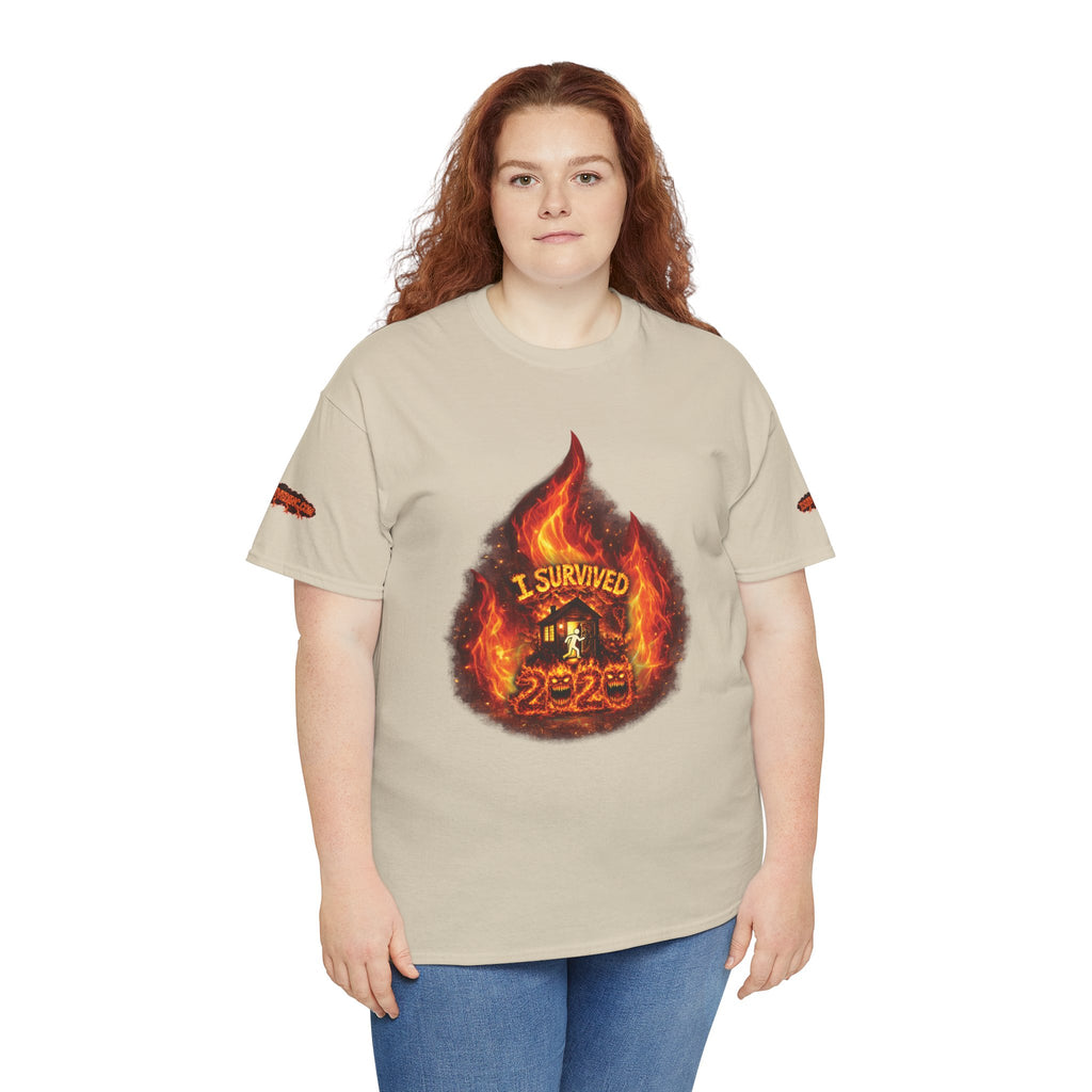 I Survived 2020 — Director's Cut S2:E3 "The California Wildfires" | Wildfire Edition Memorial Unisex Heavy Cotton Tee (SPECIAL EDITION)