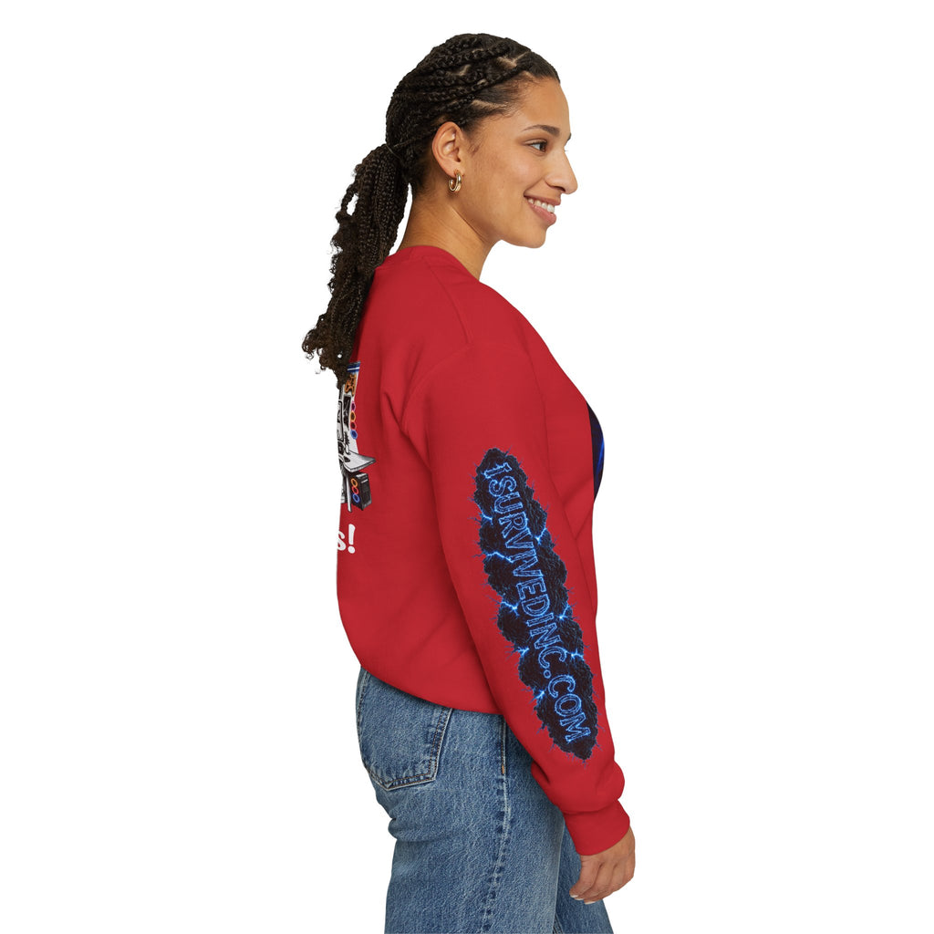 I Survived 2020 — LOCKDOWN S3:E4: "Working From Home" Unisex Heavy Blend™ Crewneck Sweatshirt