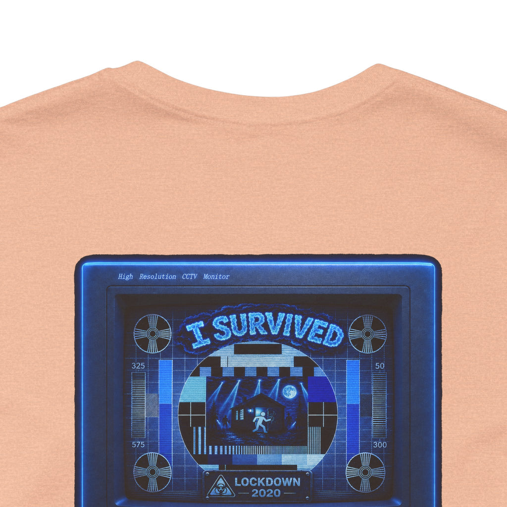 I Survived 2020 — "Please Stand By" Test Pattern Tee Lockdown Summer Exclusive Unisex Jersey Short Sleeve Tee