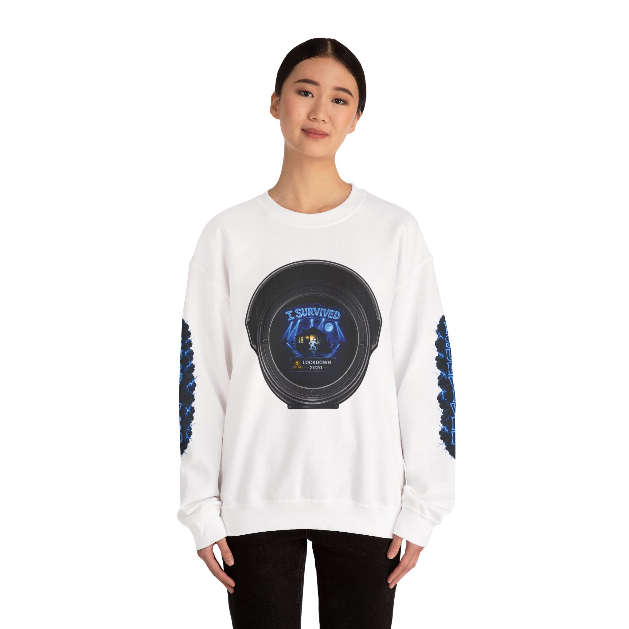 I Survived 2020 — Director's Cut S3:E3 "Remote Schooling" | Lockdown Edition Documentary Unisex Heavy Blend™ Crewneck Sweatshirt