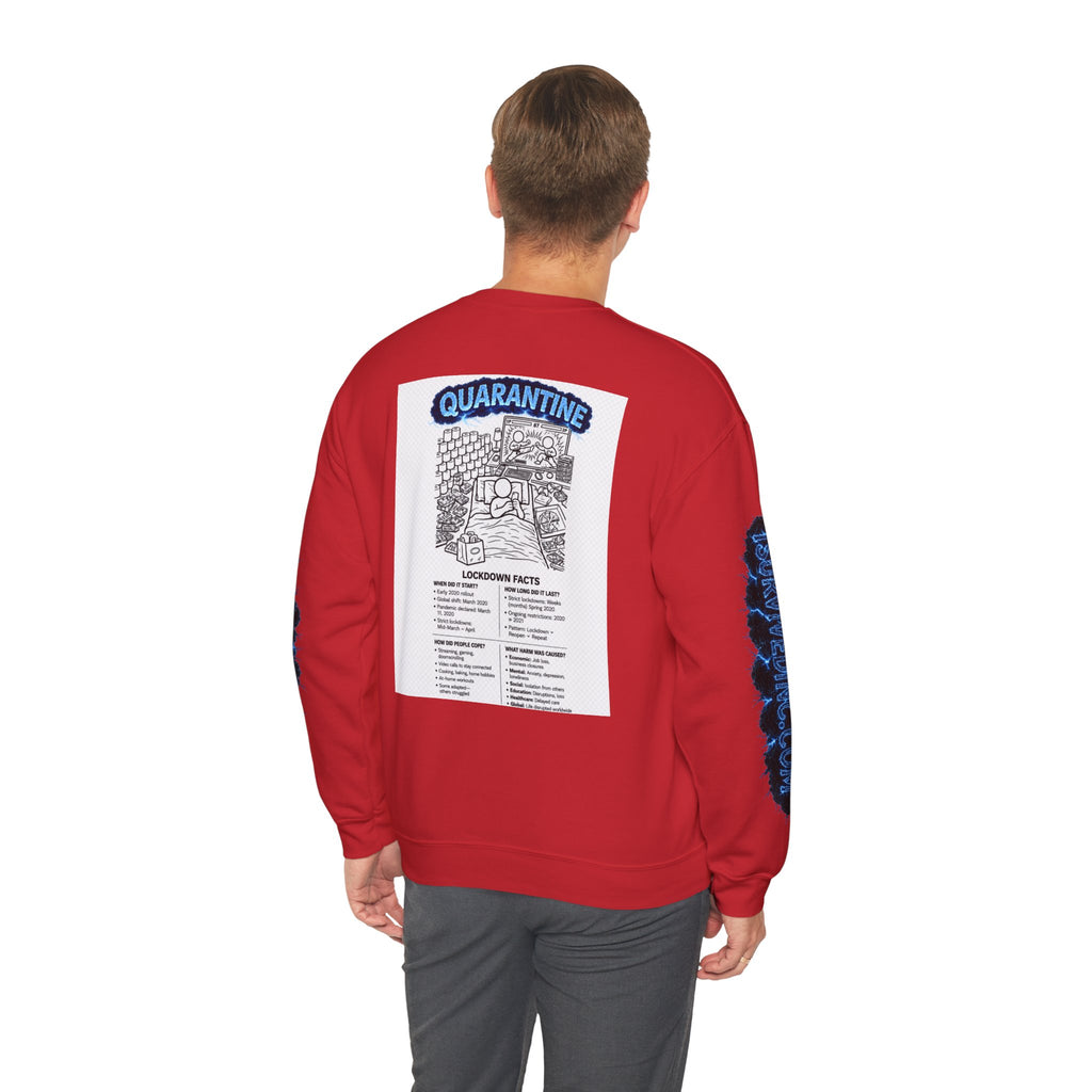 I Survived 2020 — S3:E1 "Quarantine" | Lockdown Edition Documentary Unisex Heavy Blend™ Crewneck Sweatshirt