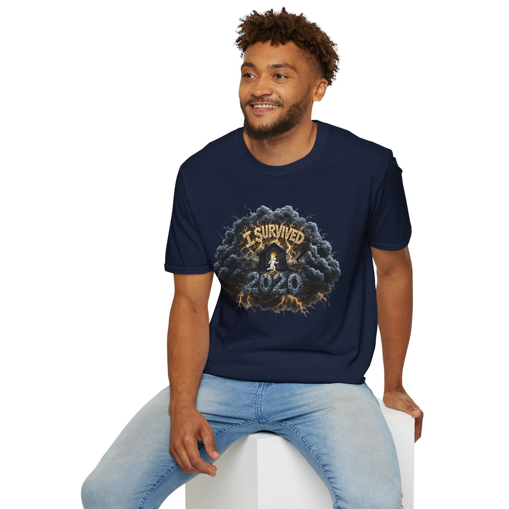 I Survived 2020 — Director's Cut Original Design Teaser Tee | Season 1 Premiere Drop Unisex Softstyle T-Shirt