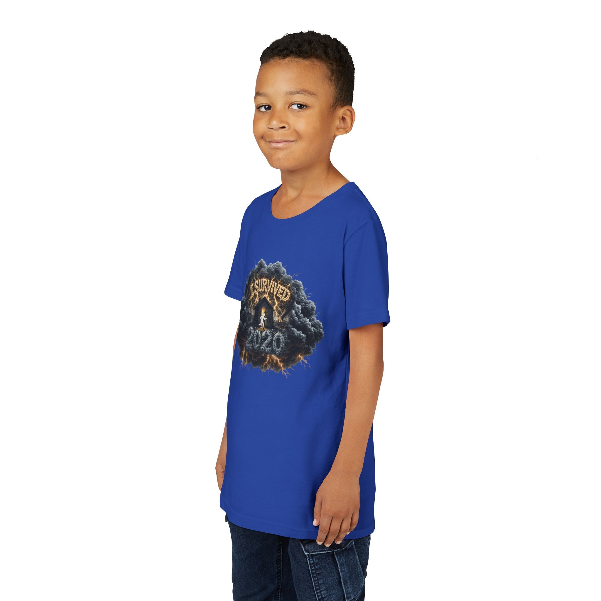 I Survived 2020 — Director's Cut Original Design Teaser Tee | Season 1 Premiere Drop Youth Short Sleeve Tee