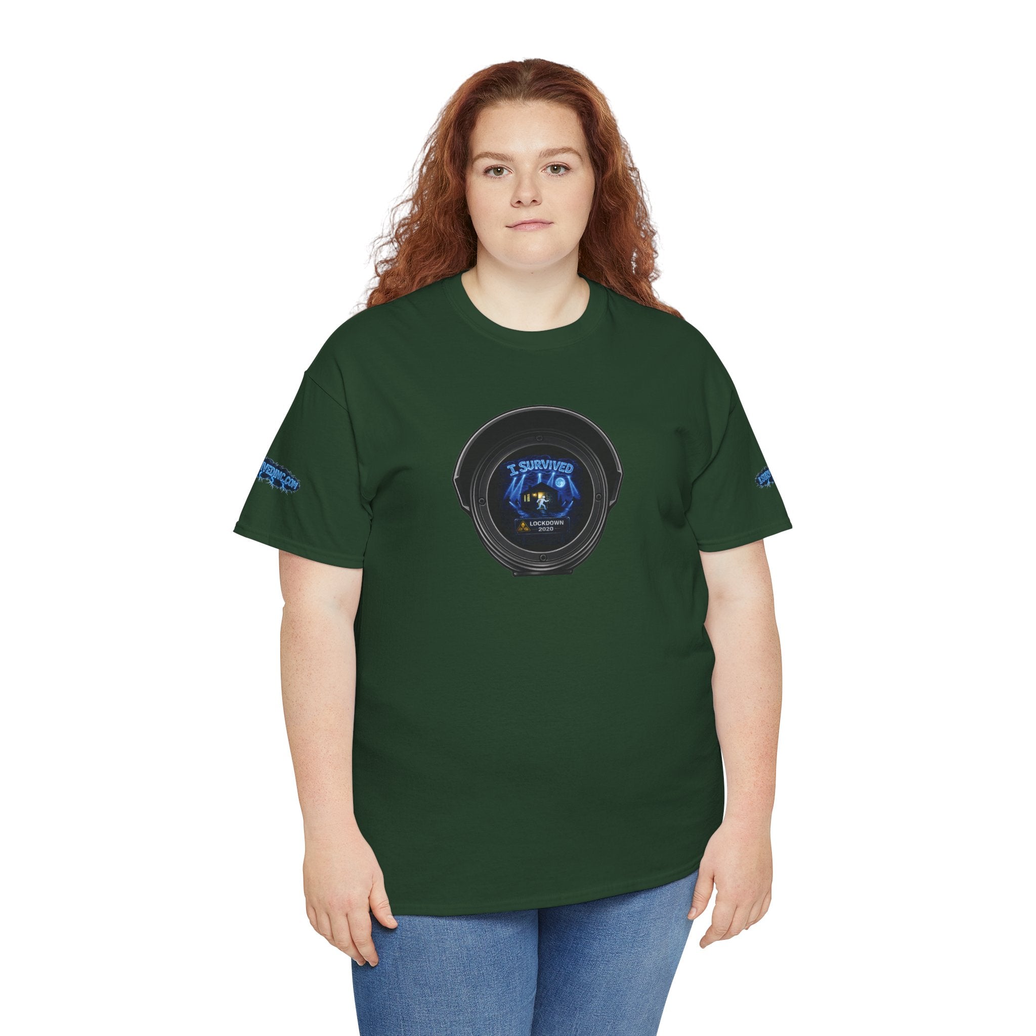 I Survived 2020 — LOCKDOWN S3:E3: Director's Cut Special Edition "Working From Home" Unisex Heavy Cotton Tee