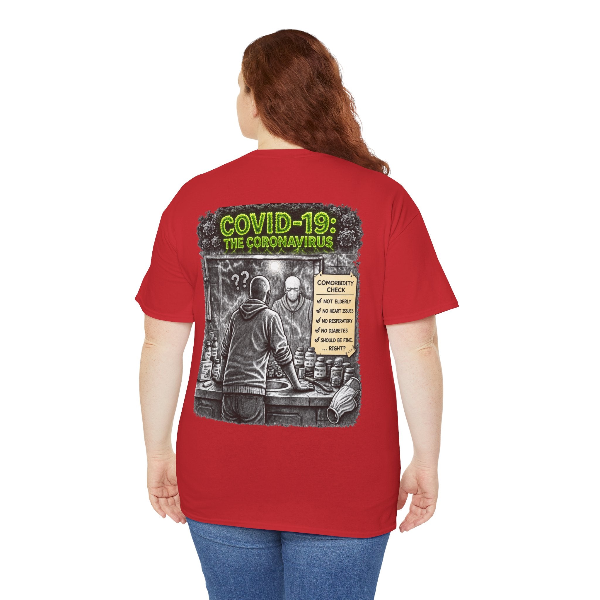 I Survived 2020 — Director's Cut S1:E1 "COVID-19: The Coronavirus" | Pandemic Edition Unisex Heavy Cotton Tee