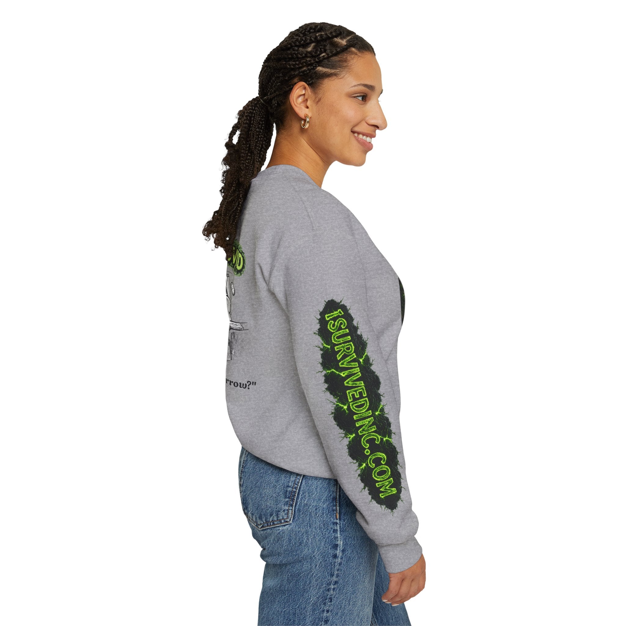 I Survived 2020 — S1:E2 "The Coming of COVID" | Pandemic Edition Unisex Heavy Blend™ Crewneck Sweatshirt