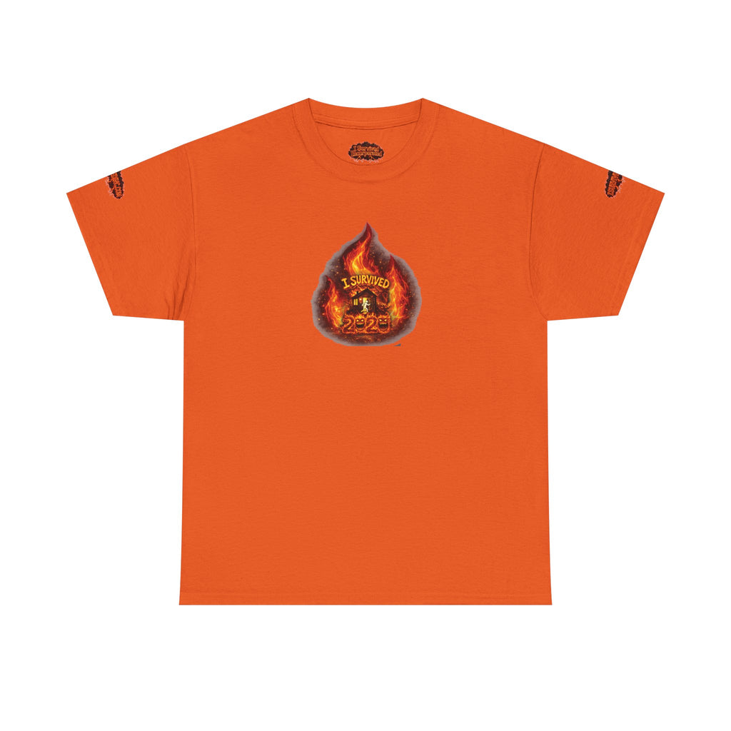 I Survived 2020 —  WILDFIRES S2:E4: Director's Cut Special Edition "Western U.S. Wildfire Season" Memorial Unisex Heavy Cotton Tee