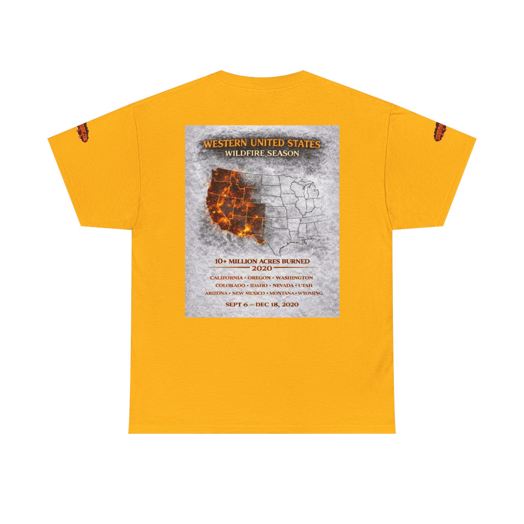 I Survived 2020 — Director's Cut S2:E4 "Western U.S. Wildfire Season" | Mid-Season Finale Pt. 1 | Wildfire Edition Memorial Unisex Heavy Cotton Tee (SPECIAL EDITION)