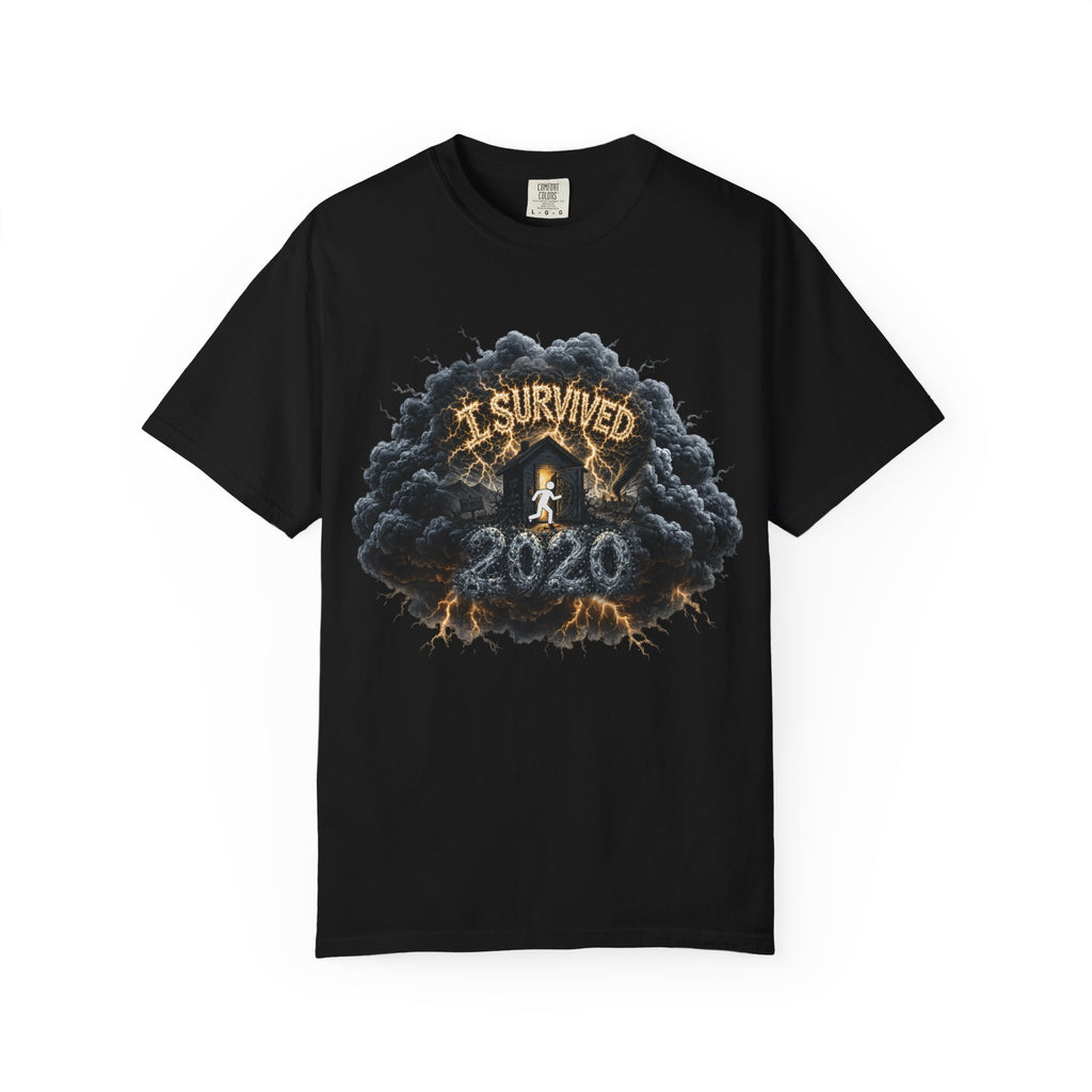 I Survived 2020 — Director's Cut Original Design Teaser Tee | Season 1 Premiere Drop Unisex Garment-Dyed T-shirt