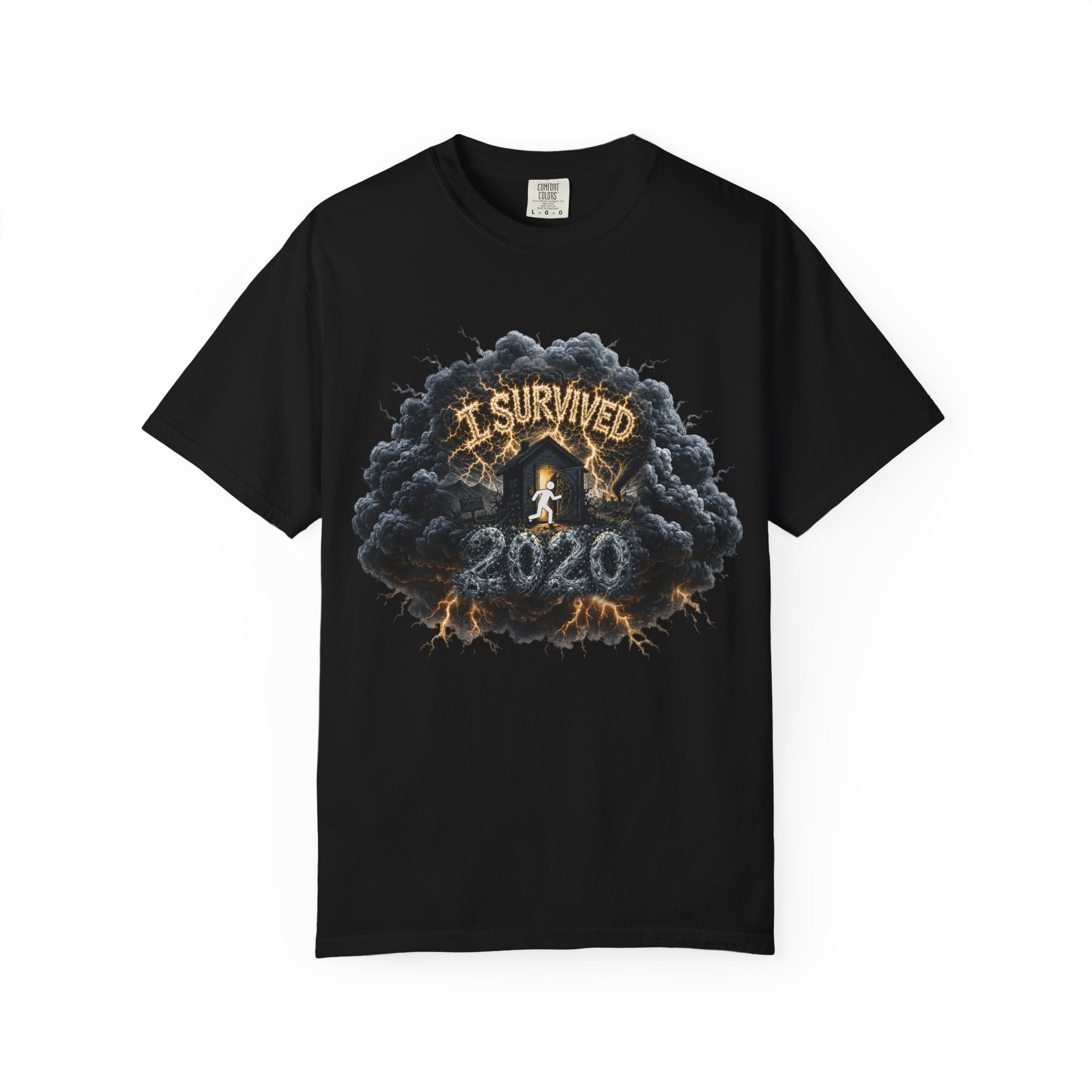 I Survived 2020 — Director's Cut Original Design Teaser Tee | Season 1 Premiere Drop Unisex Garment-Dyed T-shirt