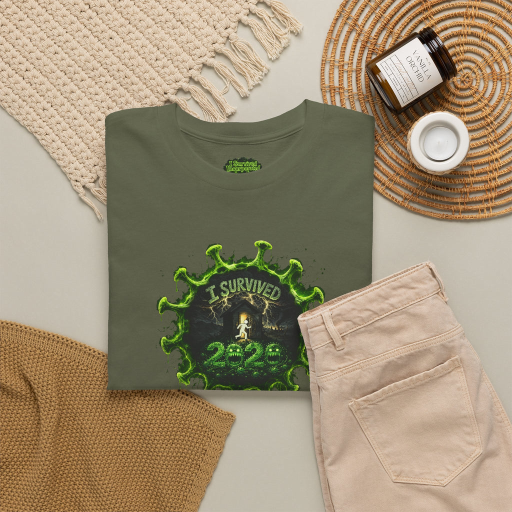 I Survived 2020 — PANDEMIC S1:E1: Director's Cut Special Edition "COVID-19: The Coronavirus" Unisex Garment-Dyed Tee