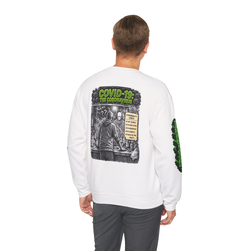 I Survived 2020 — Director's Cut S1:E1 "COVID-19: The Coronavirus" | Pandemic Edition Unisex Heavy Blend™ Crewneck Sweatshirt