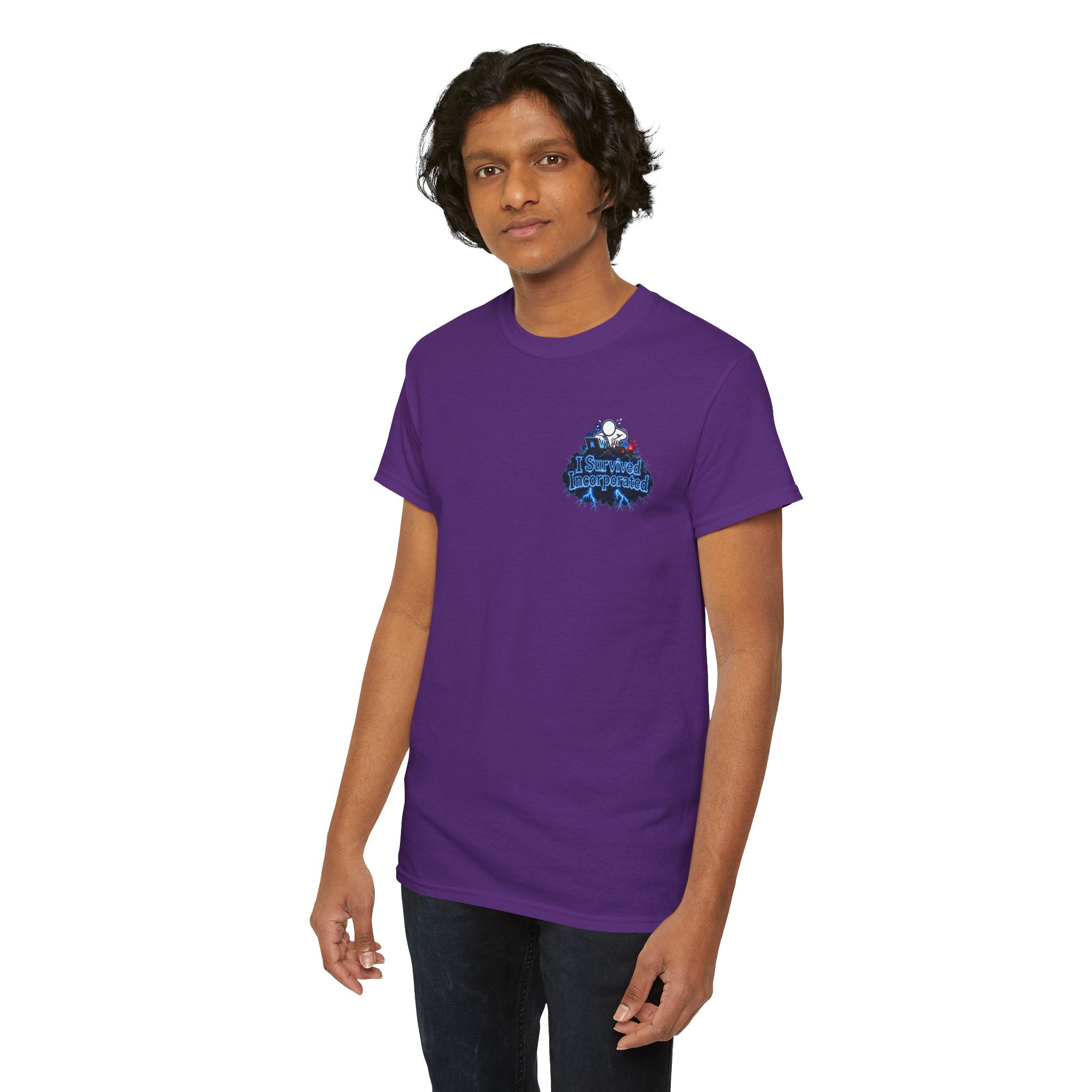 I Survived 2020 — "Please Stand By" Test Pattern Tee Lockdown Surveillance Edition Summer Exclusive Unisex Heavy Cotton Tee