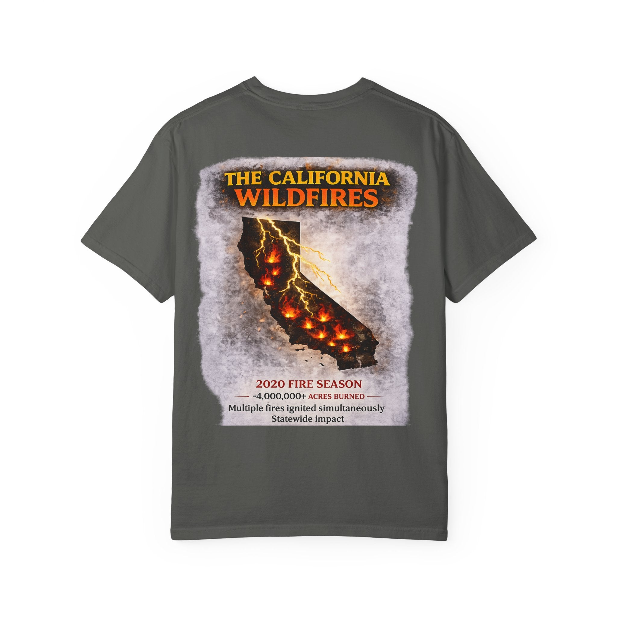 I Survived 2020 — S2:E3 "The California Wildfires" | Wildfire Edition Memorial Unisex Garment-Dyed T-shirt
