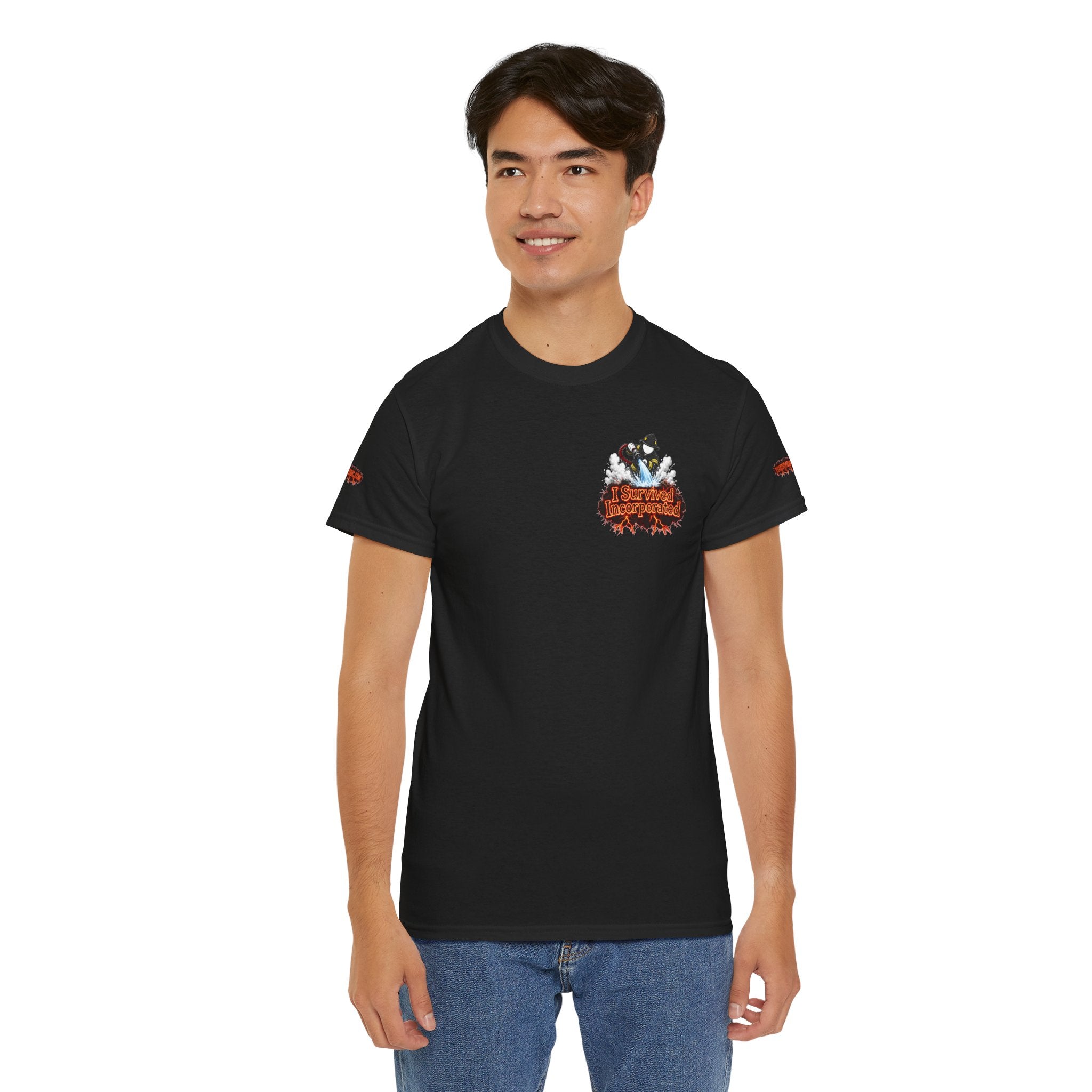 I Survived 2020 — "Please Stand By" Test Pattern Tee Wildfire Signal Special Edition Summer Premiere Unisex Heavy Cotton Tee