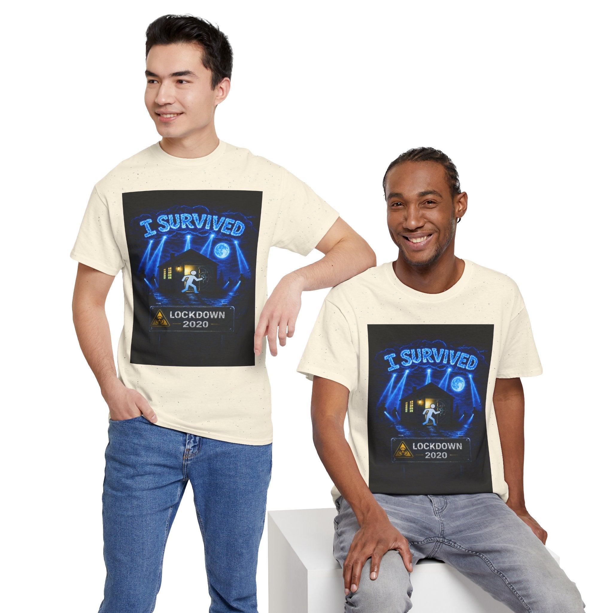 I Survived 2020 — LOCKDOWN S3:E1: "Quarantine" Unisex Heavy Cotton Tee