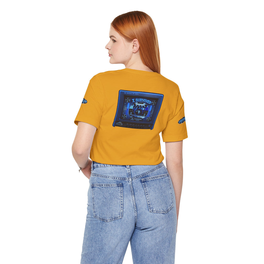 I Survived 2020 — "Please Stand By" Test Pattern Tee Lockdown Special Edition Summer Exclusive Unisex Jersey Short Sleeve Tee