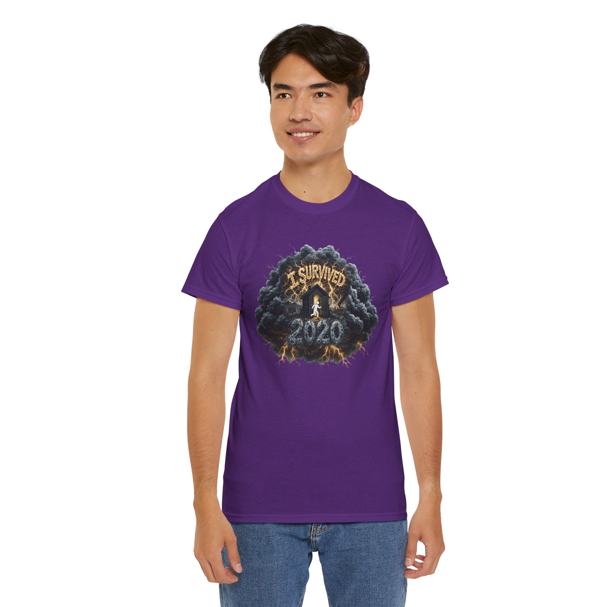 I Survived 2020 —  Deriector's Cut Original Design Teaser Tee | Season 1 Premiere Drop Unisex Heavy Cotton Tee