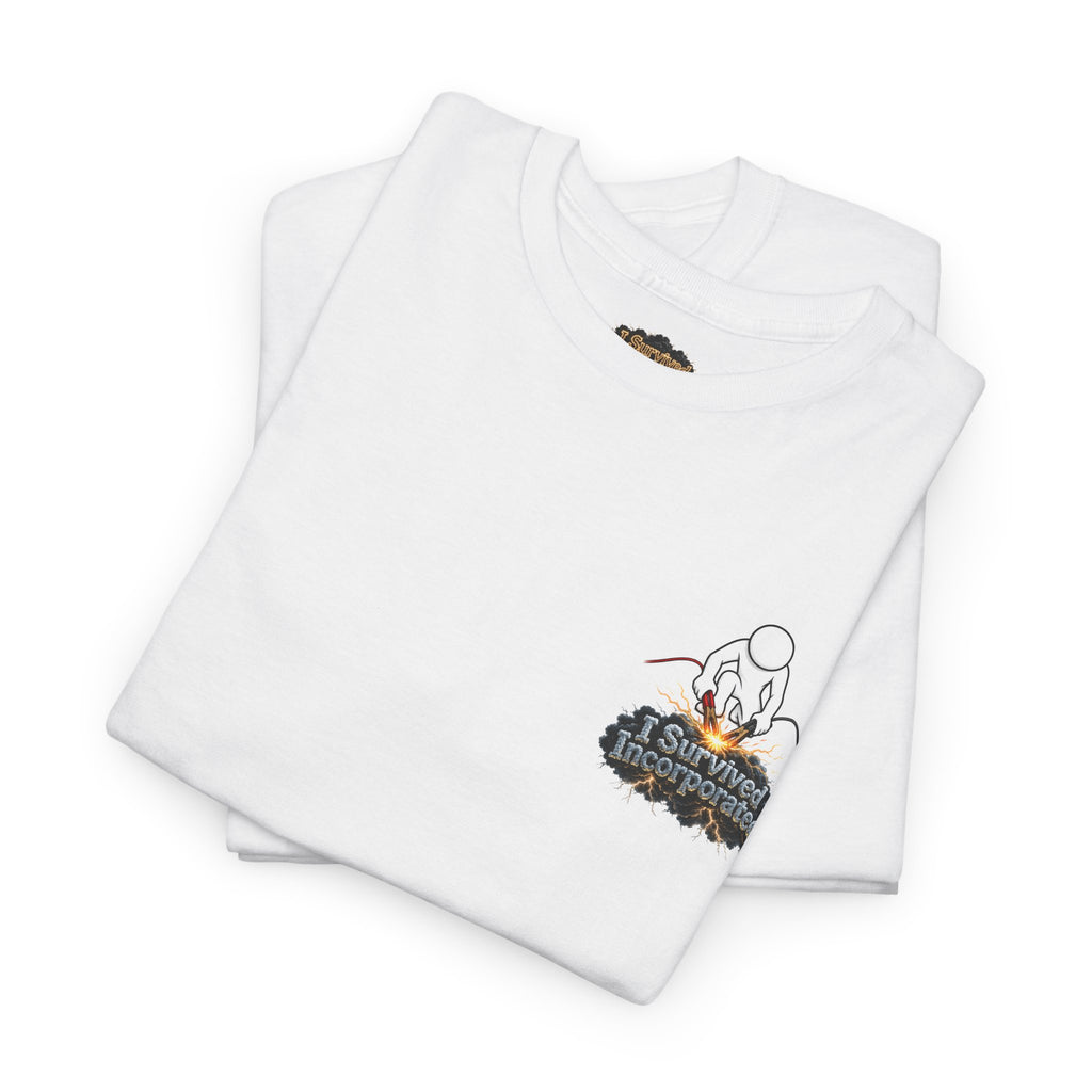 I Survived 2020 — "Please Stand By" Test Pattern Tee Special Edition Summer Premier Unisex Heavy Cotton Tee