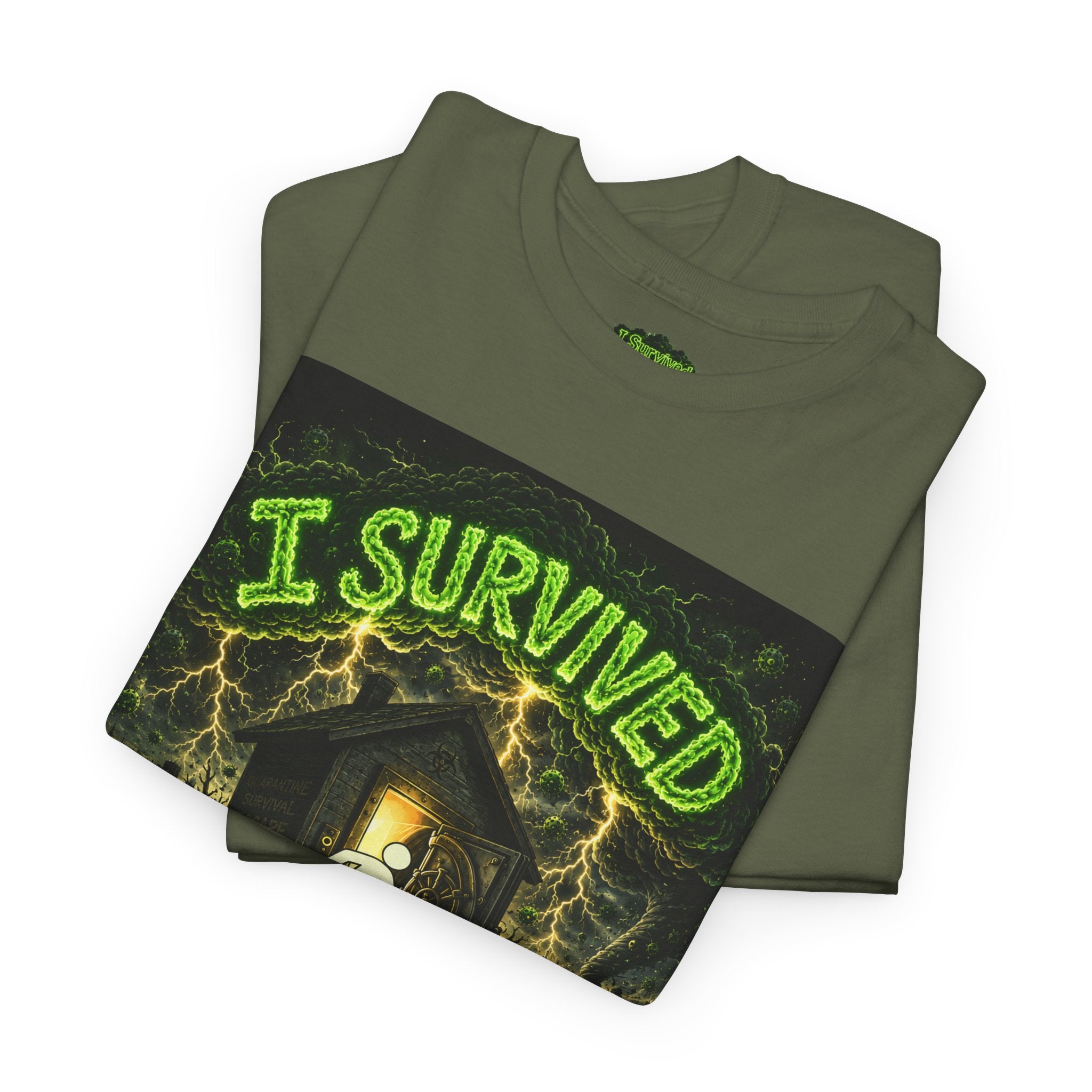 I Survived 2020 — S1:E1 "COVID-19: The Coronavirus" | Pandemic Edition Unisex Heavy Cotton Tee (SPECIAL EDITION)