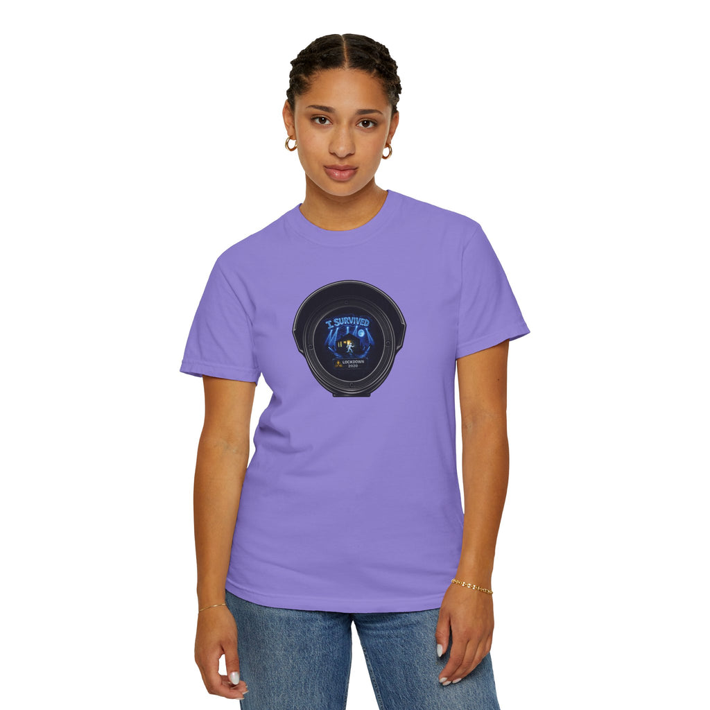 I Survived 2020 —  LOCKDOWN S3:E1: Director's Cut "Quarantine" Unisex Garment-Dyed T-shirt
