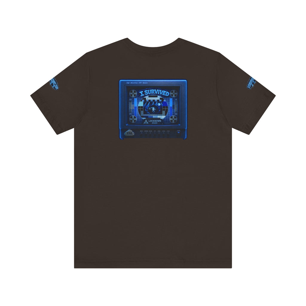 I Survived 2020 — "Please Stand By" Test Pattern Tee Lockdown Special Edition Summer Exclusive Unisex Jersey Short Sleeve Tee