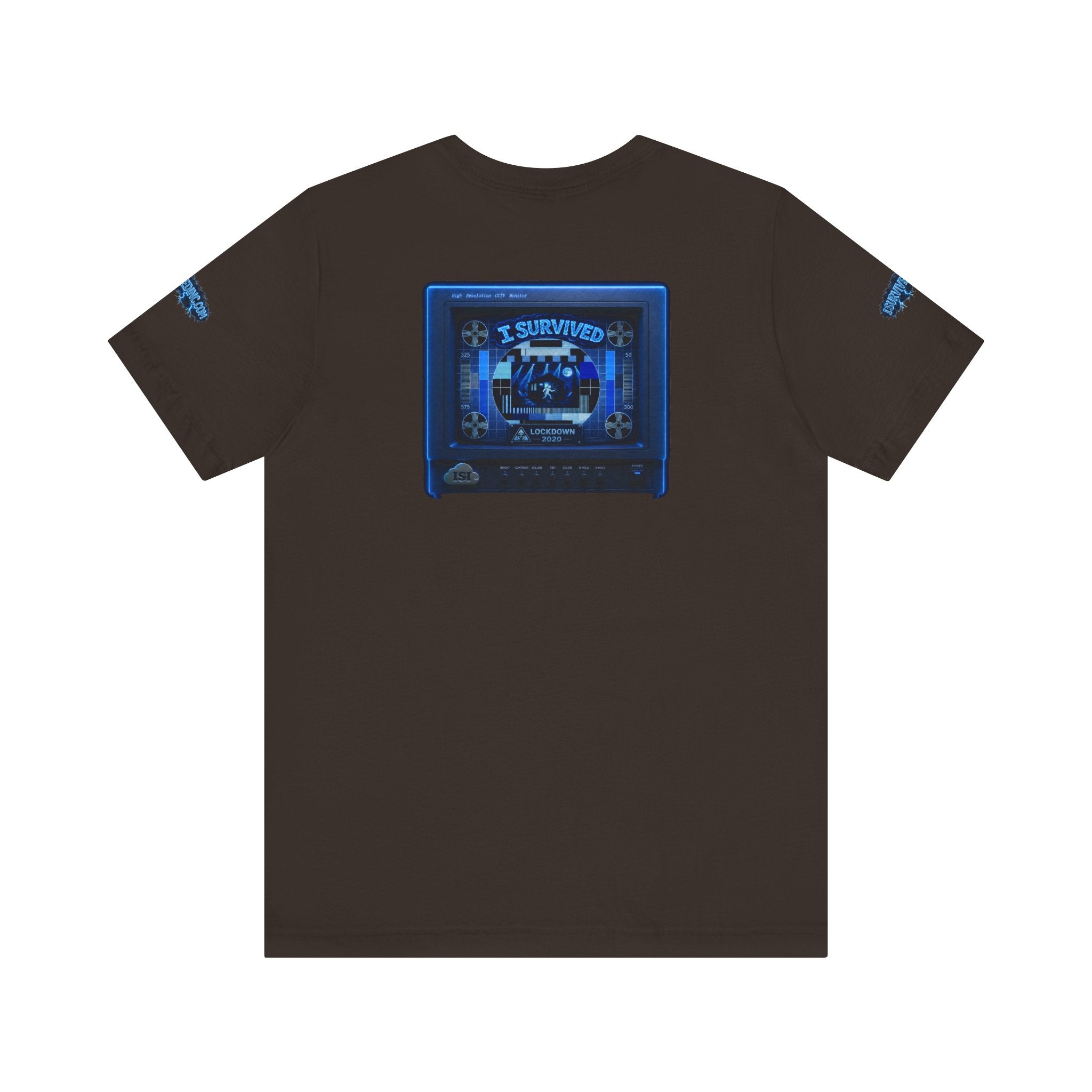 I Survived 2020 — "Please Stand By" Test Pattern Tee Lockdown Special Edition Summer Exclusive Unisex Jersey Short Sleeve Tee
