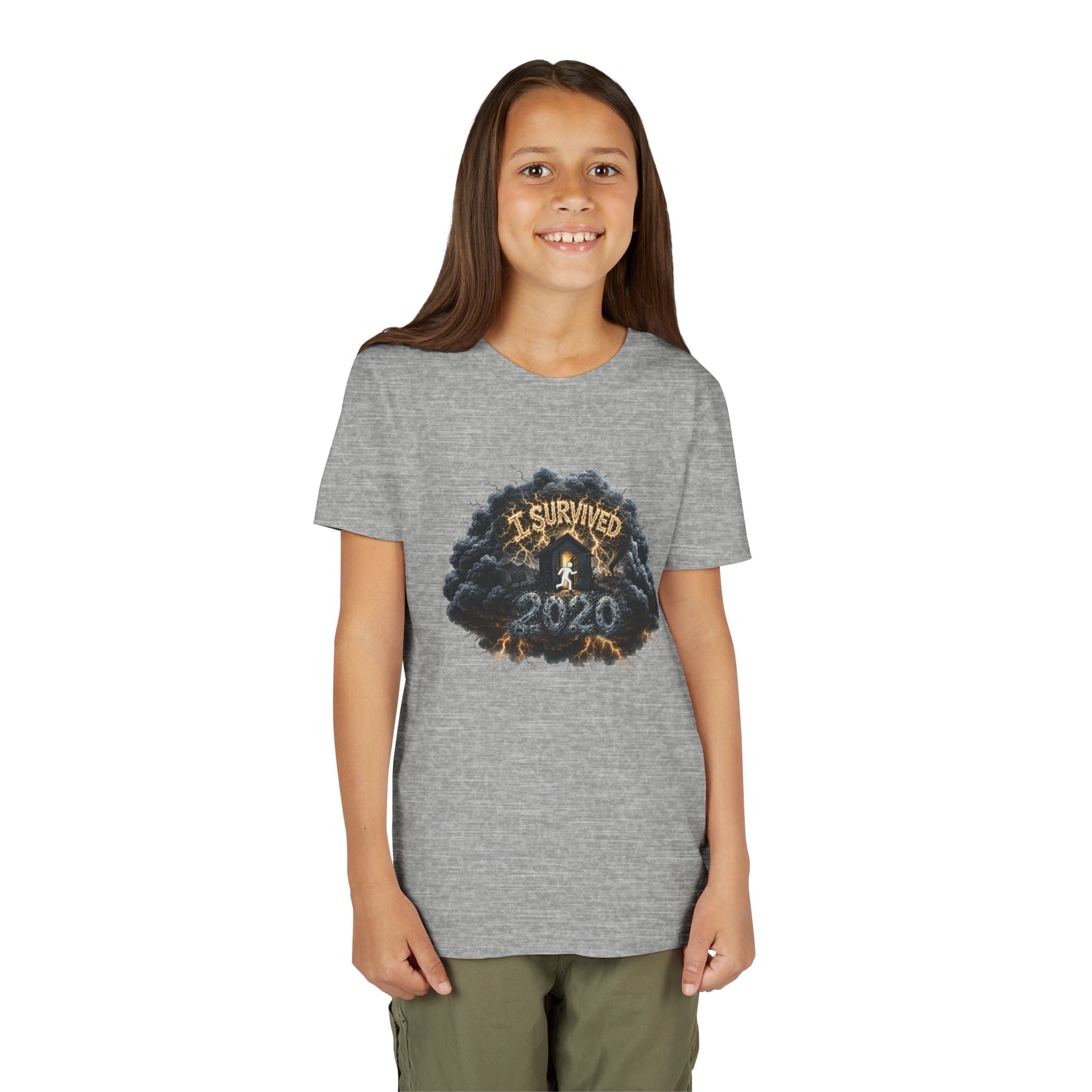 I Survived 2020 — Director's Cut Original Design Teaser Tee | Season 1 Premiere Drop Youth Short Sleeve Tee