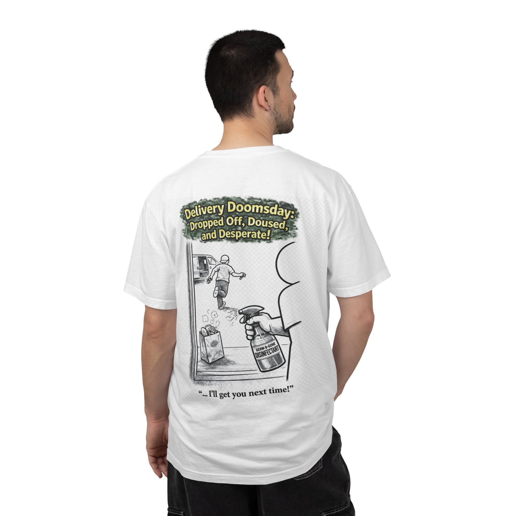 I Survived 2020 — S1:E5 "Delivery Doomsday" | Pandemic Edition Unisex Garment-Dyed T-shirt