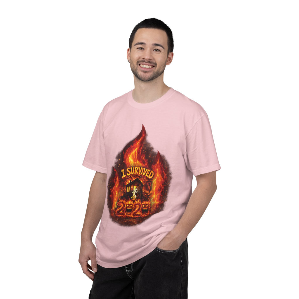 I Survived 2020 — Director's Cut S2:E3 "The California Wildfires" | Wildfire Edition Memorial Unisex Garment-Dyed T-shirt