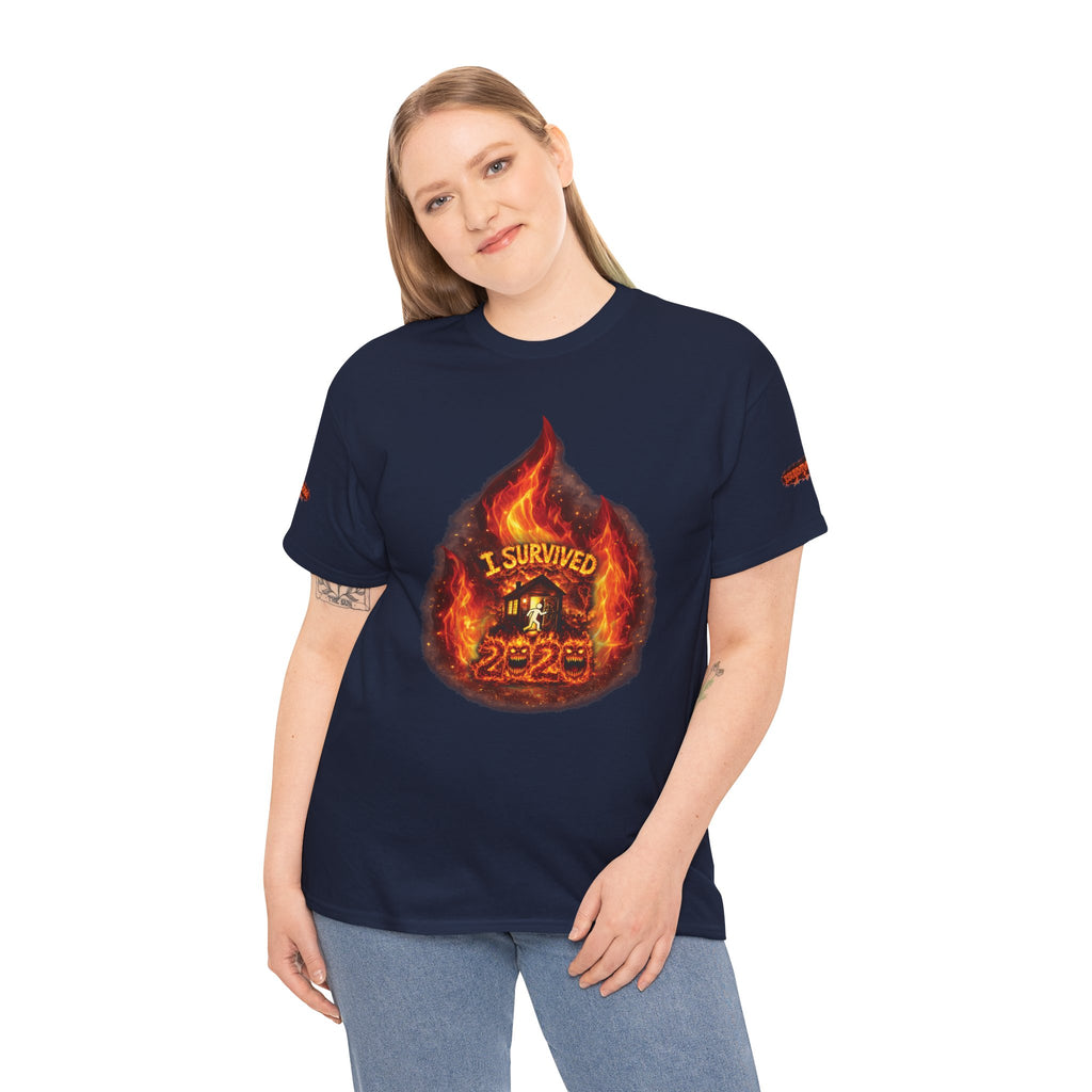 I Survived 2020 — Director's Cut S2:E3 "The California Wildfires" | Wildfire Edition Memorial Unisex Heavy Cotton Tee (SPECIAL EDITION)