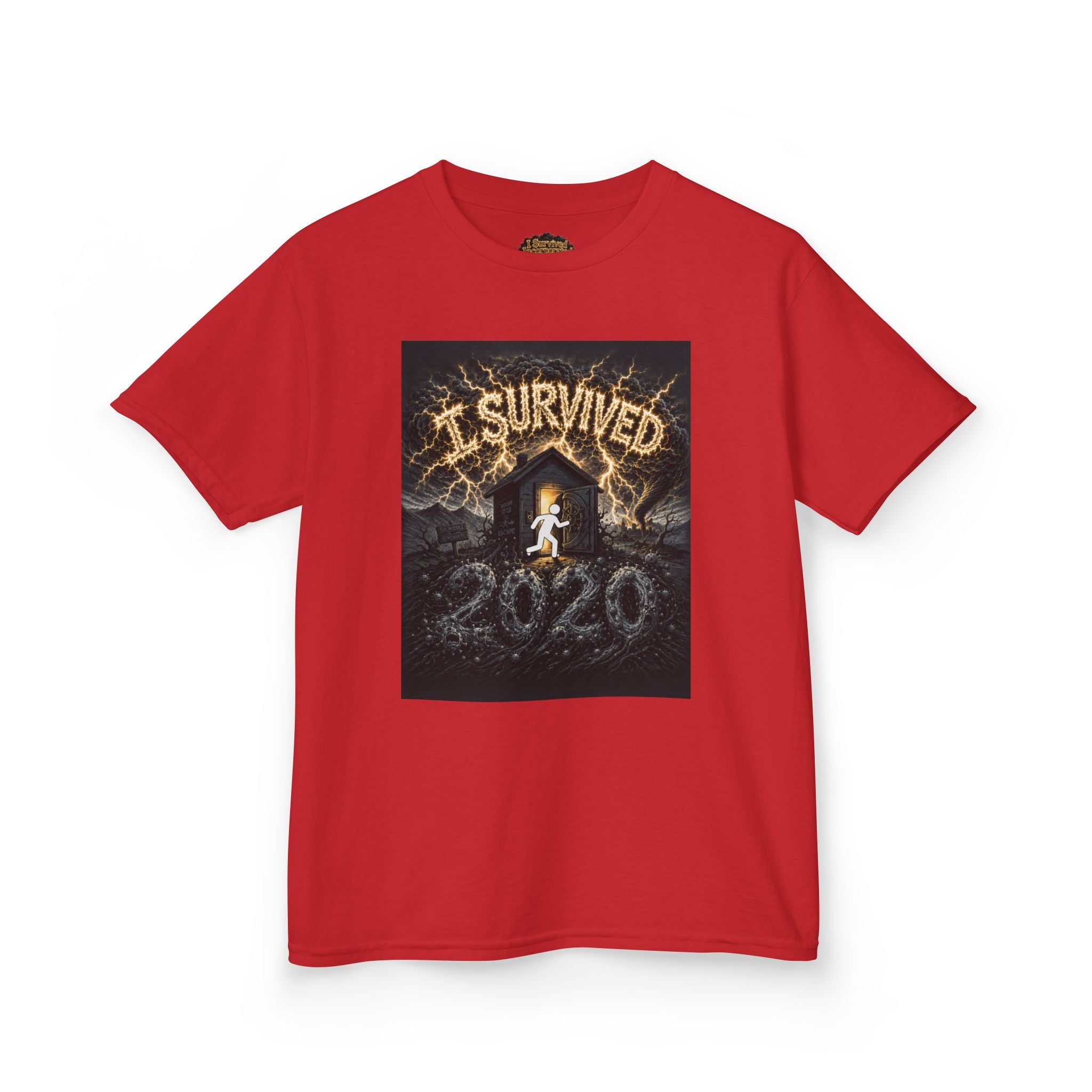 I Survived 2020 — Original Design Teaser Tee | Season 1 Premiere Drop Kids Heavy Cotton™ Tee