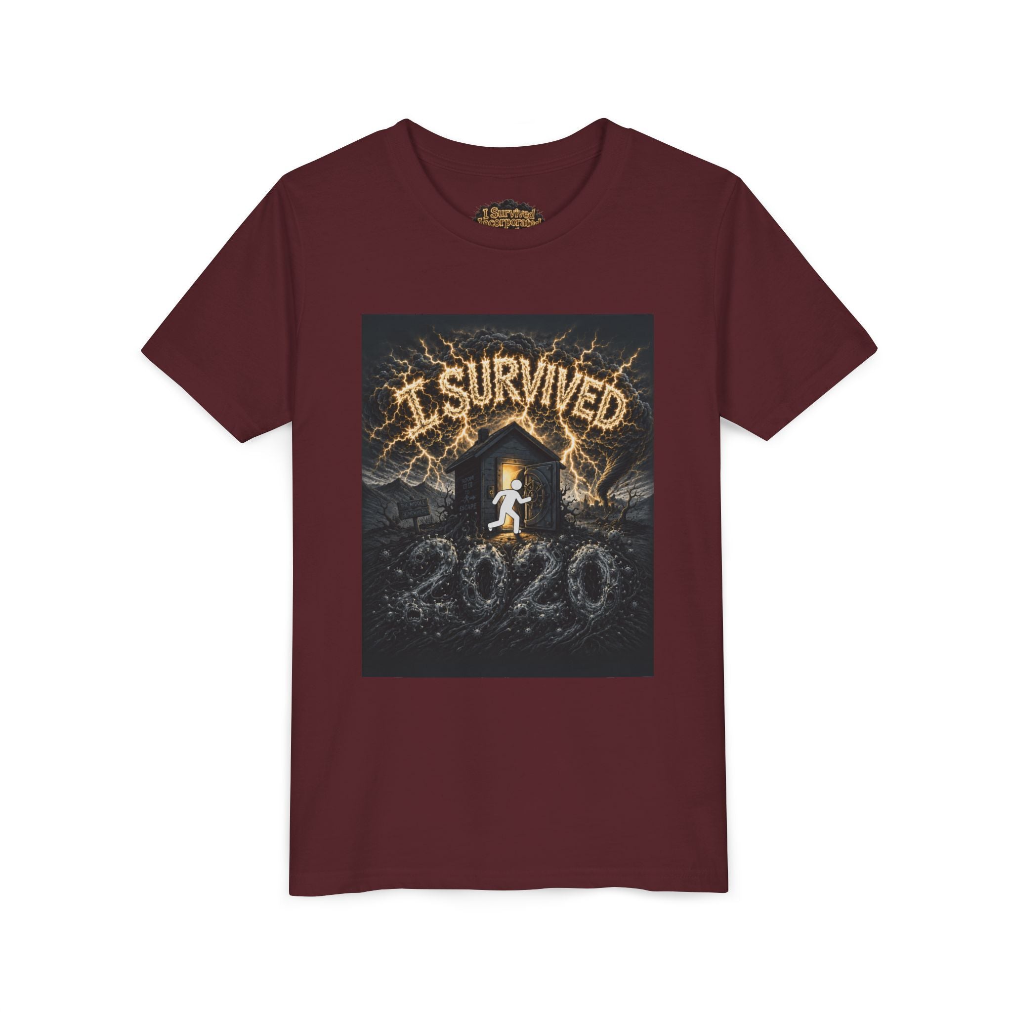 I Survived 2020 — Original Design Teaser Tee | Season 1 Premiere Drop Youth Short Sleeve Tee (SPECIAL EDITION)