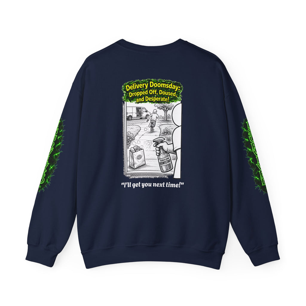 I Survived 2020 — PANDEMIC S1:E5: Director's Cut "Delivery Doomsday" Unisex Heavy Blend™ Crewneck Sweatshirt